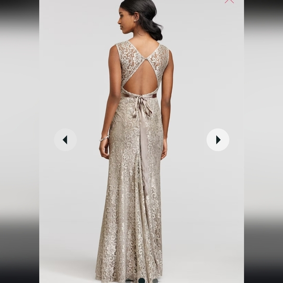 Elegant Lace Evening Gown - Picture 8 of 8